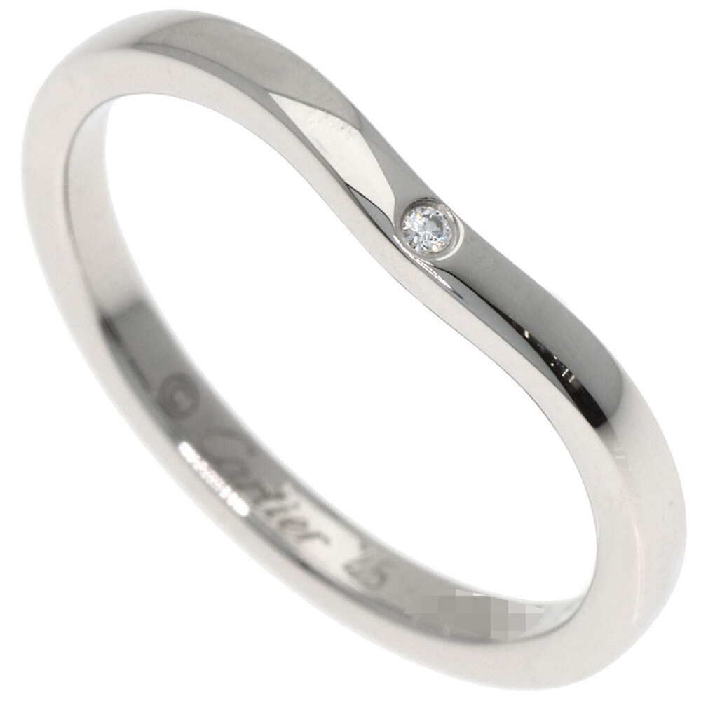 CARTIER Silver Diamond Ring